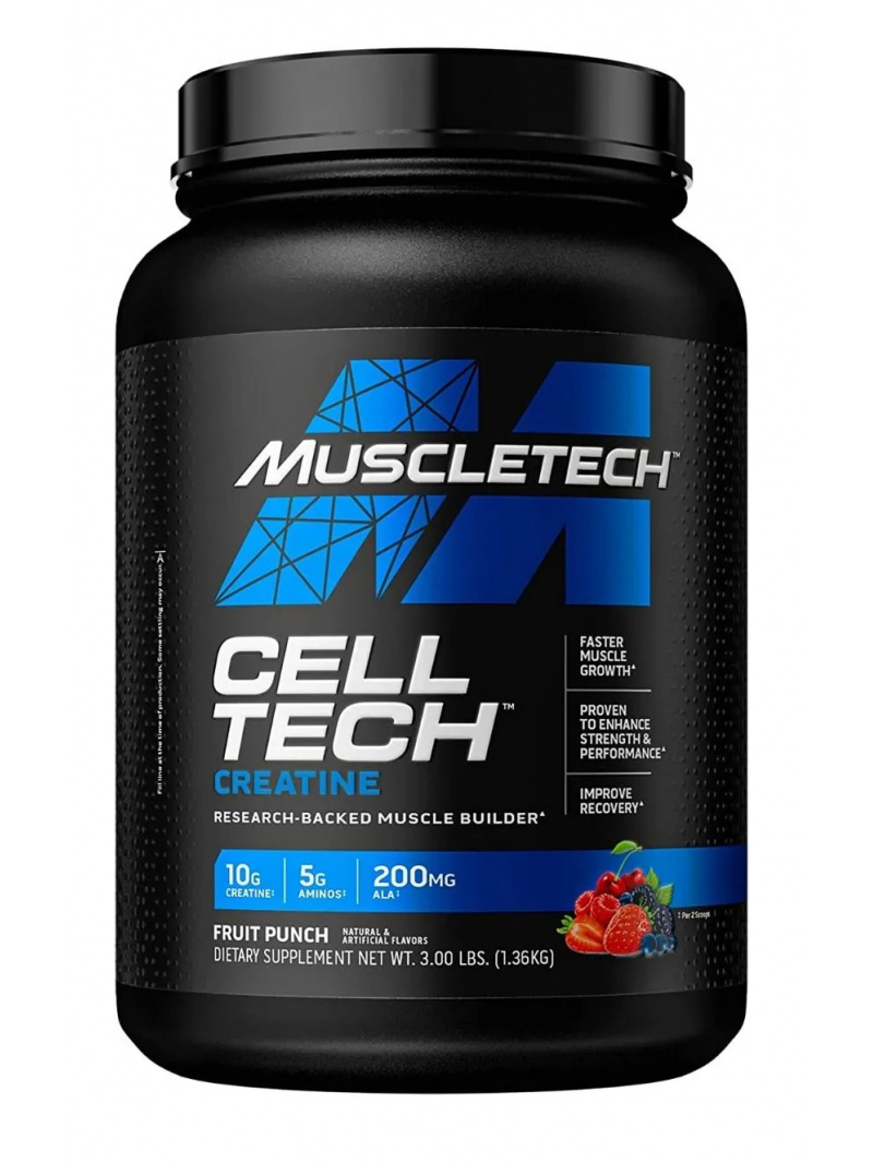 MUSCLETECH Cell-Tech Performance Series Kreatín 1,36 kg Ovocný