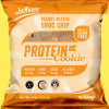 Justine&#39;s Protein Cookie – Bezlepkové proteínové sušienky – 64 g – Arašidové maslo s kúskami čokolády