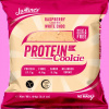 Justine&#39;s Protein Cookie – Bezlepkové proteínové sušienky – 64 g – Malina s bielou čokoládou