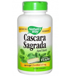 Nature&#39;s Way Cascara Sagrada 425 mg - 180 vegetariánskych kapsúl