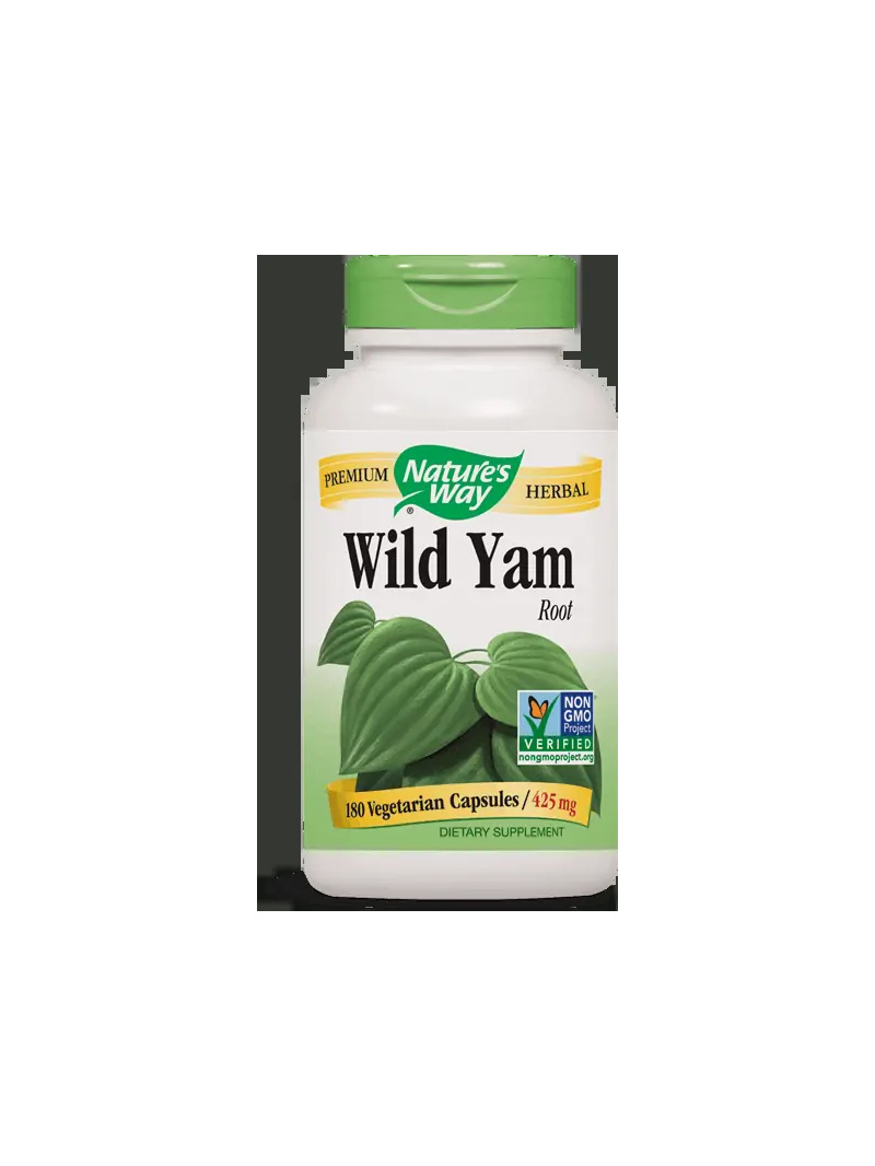 Nature&#39;s Way Wild Yam 425 mg - 180 vegetariánskych kapsúl