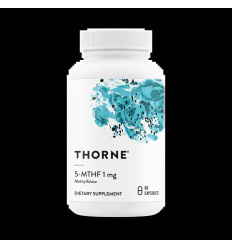 THORNE 5-MTHF 1 mg metylfolát (kyselina listová L-5-metyl-tetrahydrofolát) – 60 vegetariánskych kapsúl