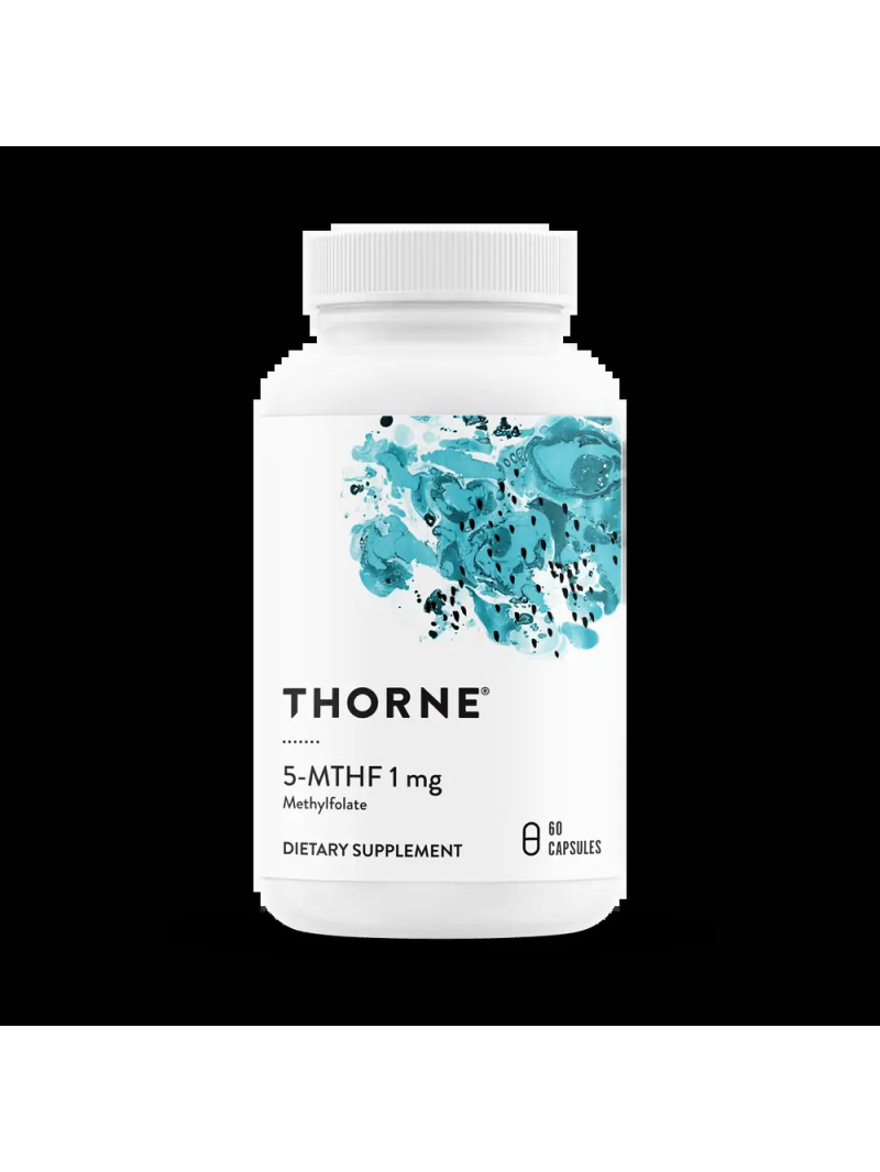 THORNE 5-MTHF 1 mg metylfolát (kyselina listová L-5-metyl-tetrahydrofolát) – 60 vegetariánskych kapsúl