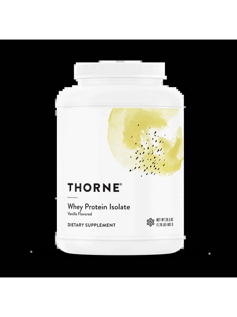 THORNE Whey Protein Isolate (NSF Certified for Sport) 807 g - vanilka