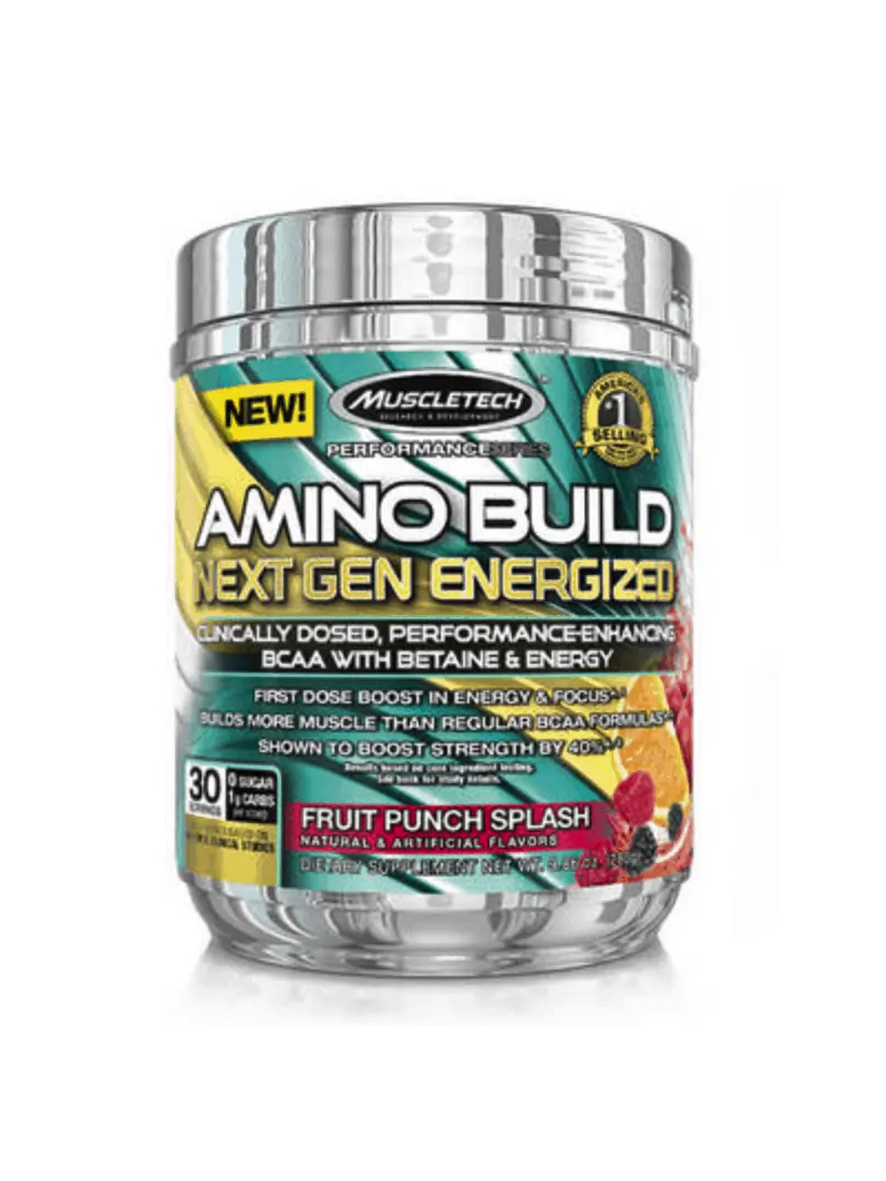 MUSCLETECH Amino Build Next Gen Energized (BCAA Aminokyseliny) 280 g ovocný