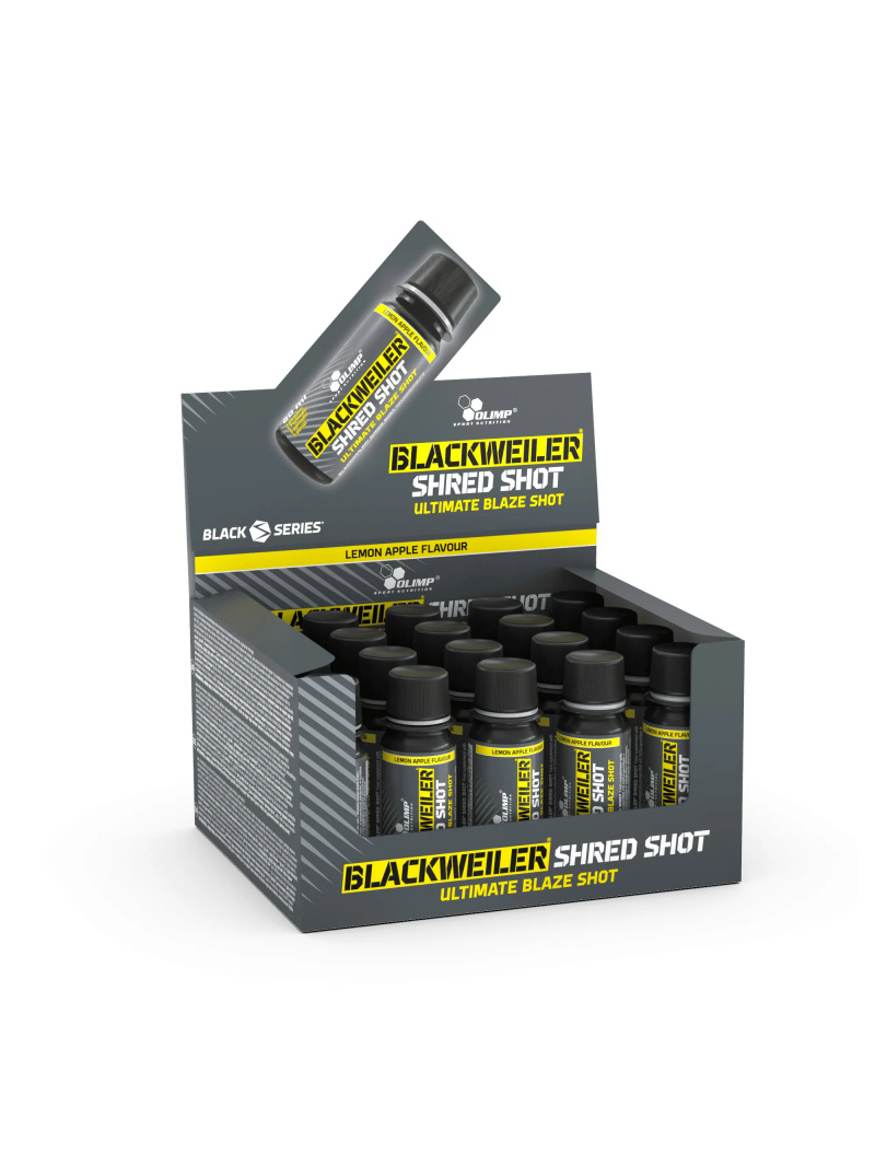 OLIMP Blackweiler Shred Shot 20 x 60 ml (pred tréningom) jablko a citrón