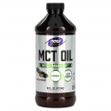 NOW SPORTS MCT Oil 100% Pure (MCT Oil) - 473 ml Vanilkový lieskový orech