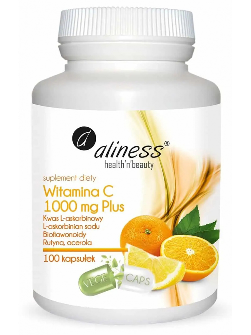 ALINESS Vitamín C 1000 mg Plus - 100 vegetariánskych kapsúl