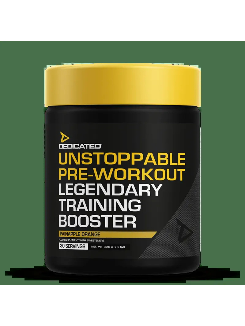 DEDICATED Unstoppable Pre-Workout 225g Painapple Orange