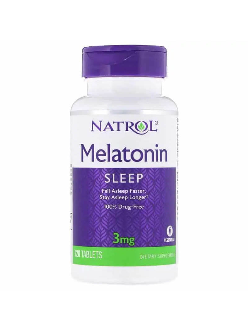 Natrol Melatonín 3 mg (Melatonín) 120 vegetariánskych tabliet