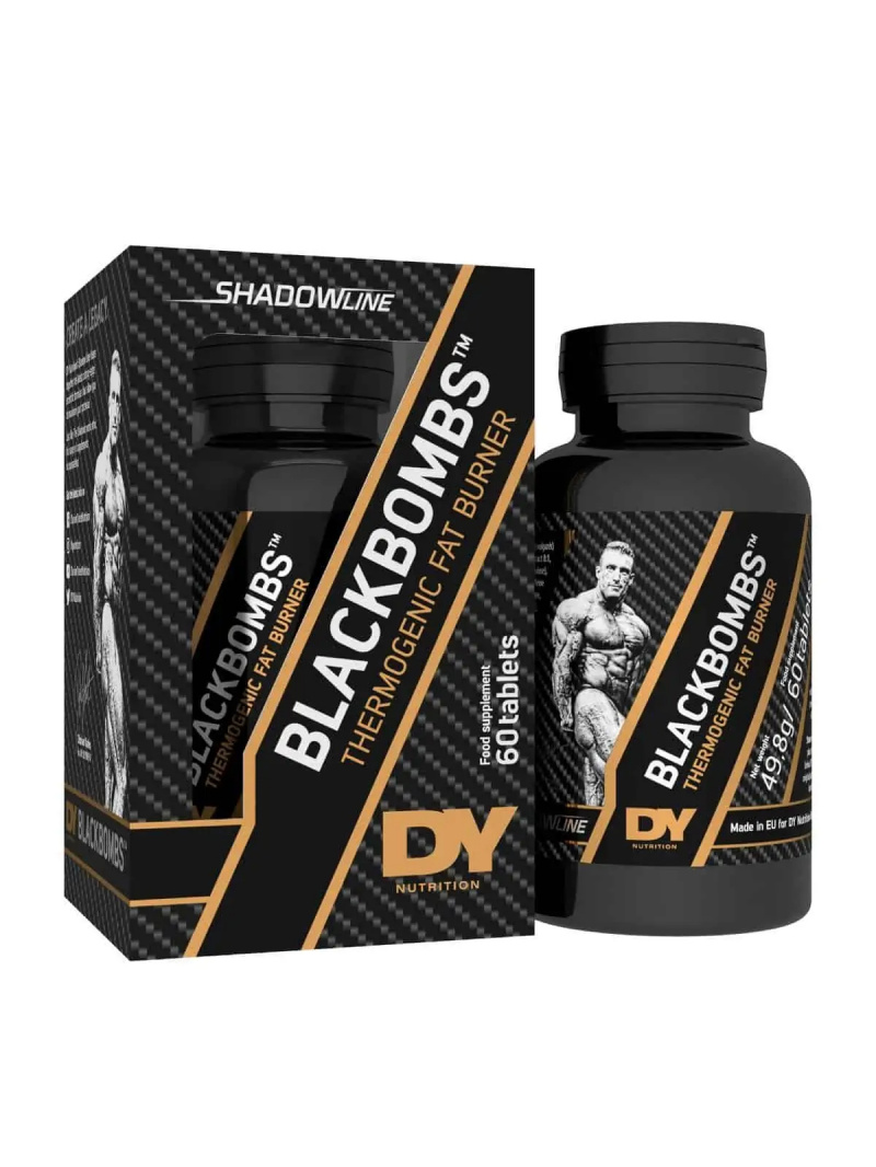 DORIAN YATES Black Bombs Thermogenic Fat Burner 60 tabliet