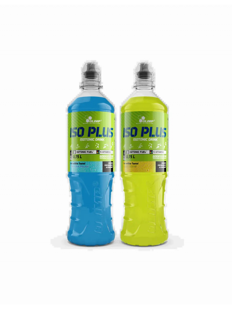 OLIMP ISO PLUS (izotonický) 750 ml modré tropické ovocie