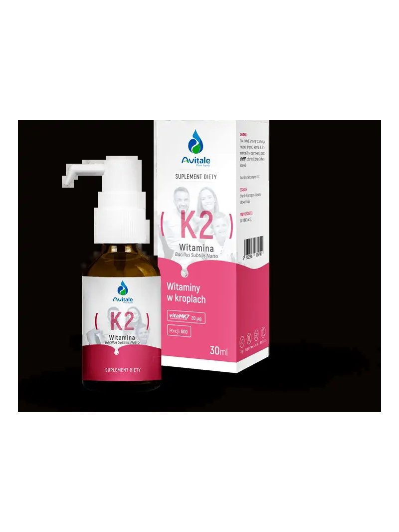 AVITALE Vitamín K2 MK7 (VitaMK7 Vitamín K2 bez sóje) 30ml