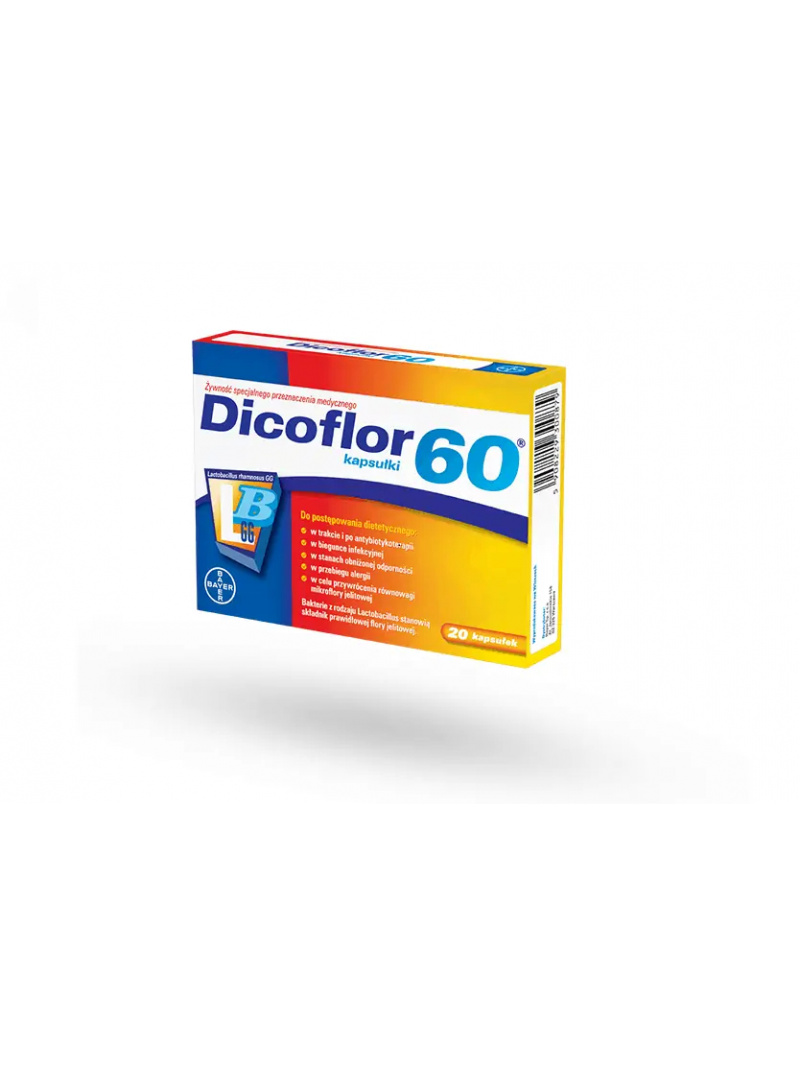 BAYER Dicoflor 60 (Probiotikum pre deti) 20 kapsúl