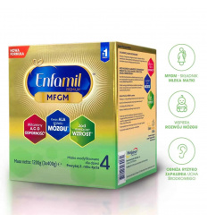 ENFAMIL 4 Premium MFGM formulované mlieko (pre deti od 2 rokov) 1200 g