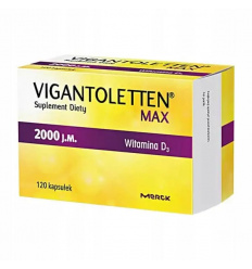 VIGANTOLETTEN MAX 2000 IU Vitamín D3 120 kapsúl