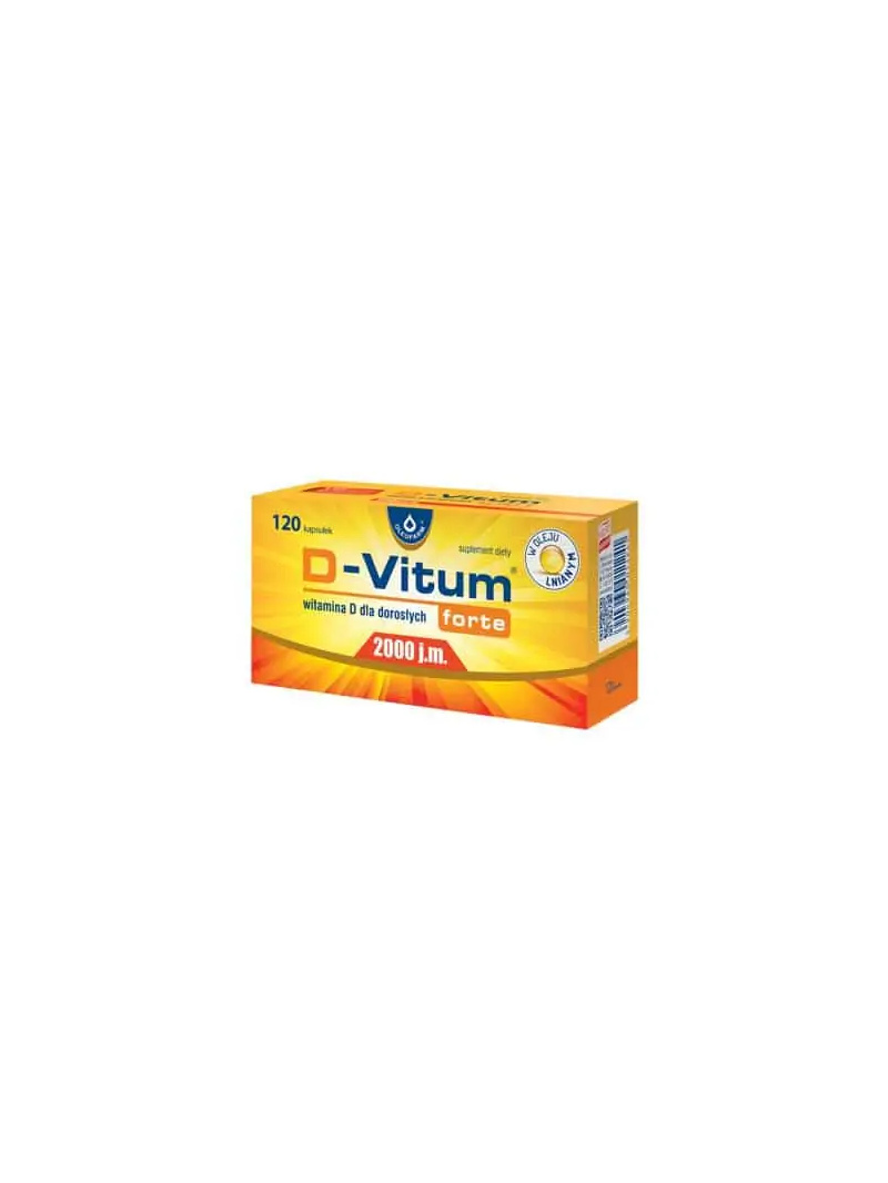 D-VITUM FORTE Vitamín D pre dospelých 2000 IU 120 kapsúl