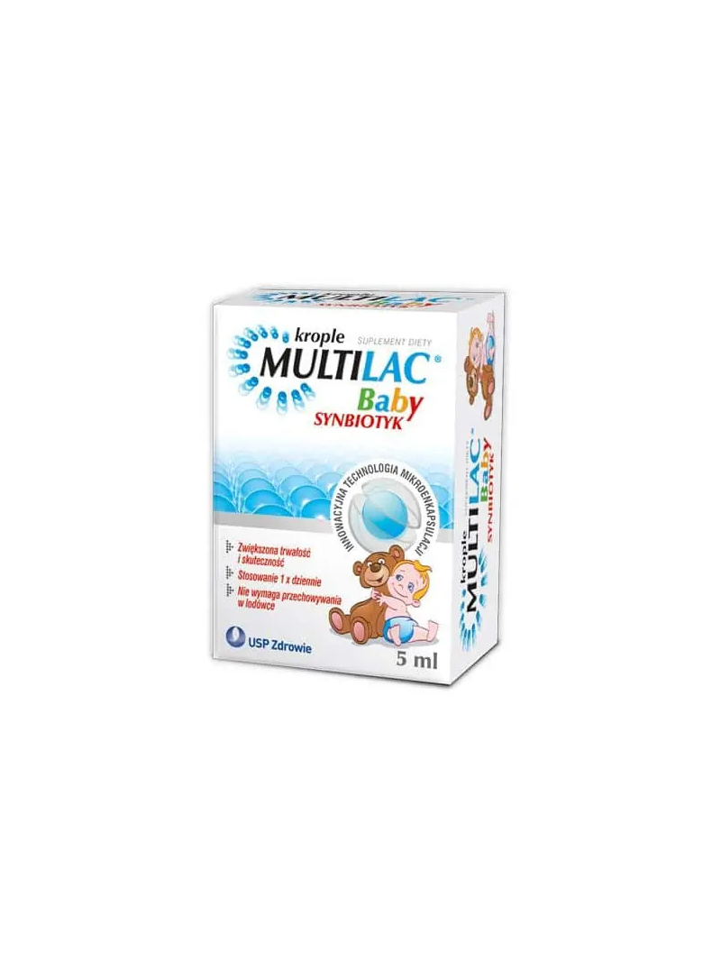 MULTILAC Baby Synbiotic (probiotikum + prebiotikum, podpora tráviaceho systému) 5 ml