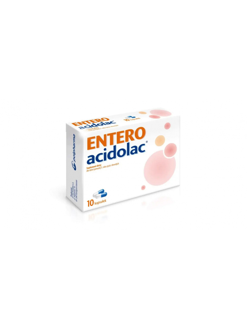 ACIDOLAC Entero 550 mg (probiotiká a prebiotiká, antibiotická liečba a hnačka) 10 kapsúl