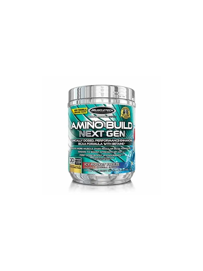 MUSCLETECH Amino Build Next Gen Energized (BCAA Amino Acids) 280 g Icy Rocket Freeze