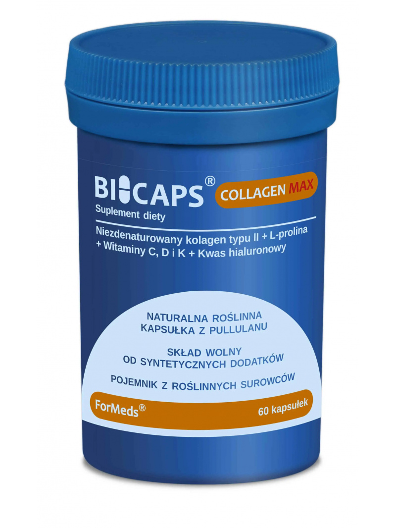 ForMeds Bicaps Collagen Max (Kolagén typu II) 60 rastlinných kapsúl