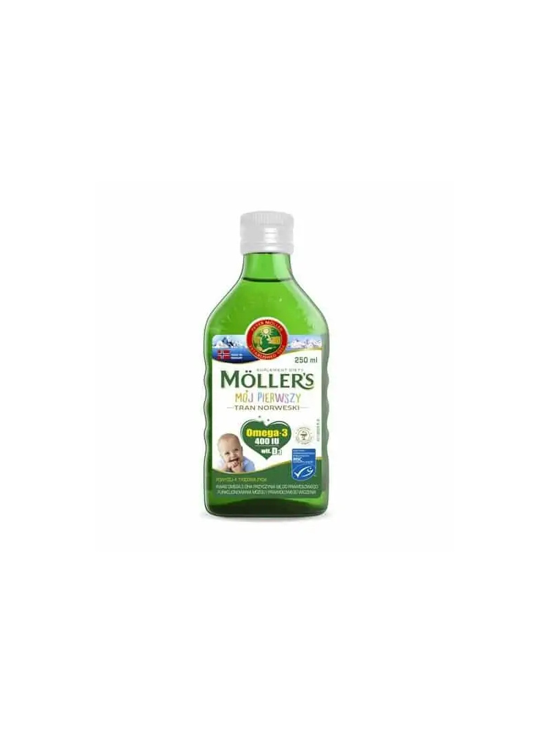 MOLLERS Môj prvý nórsky olej z tresčej pečene s prírodnou arómou 250ml