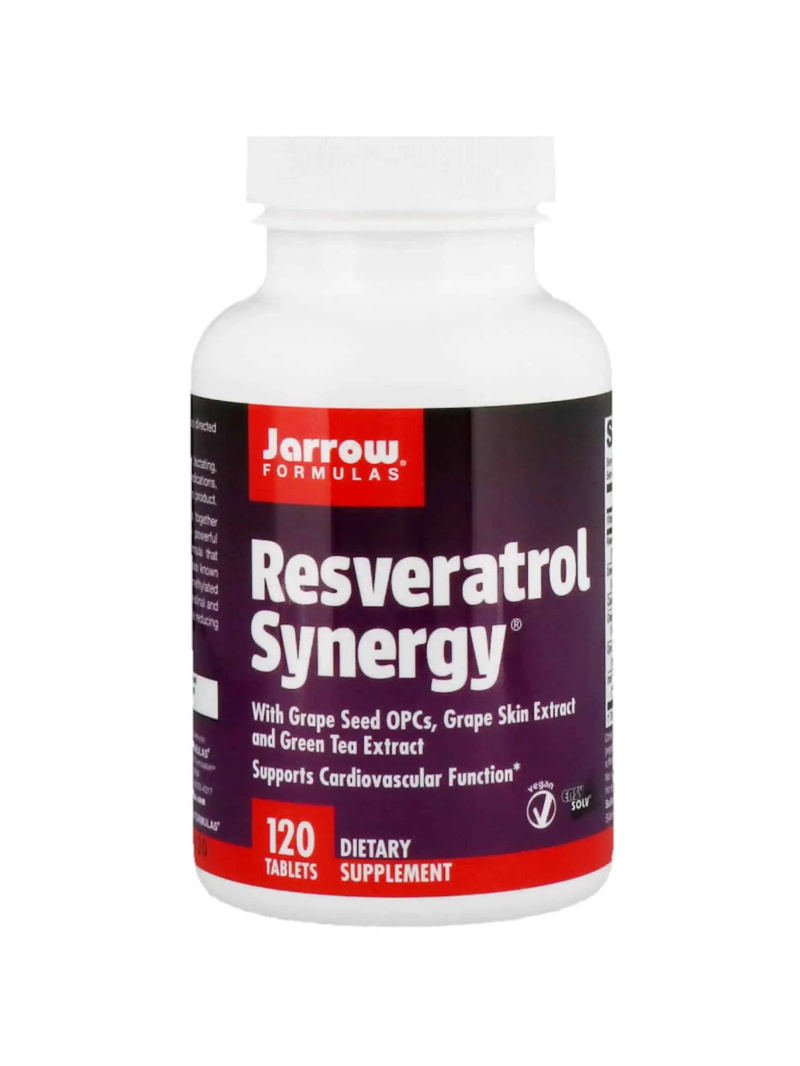 JARROW FORMULAS Resveratrol Synergy (Resveratrol) 120 tabliet