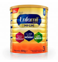 ENFAMIL 3 Premium MFGM formulované mlieko (pre dojčatá, od 1 roku veku) 800 g