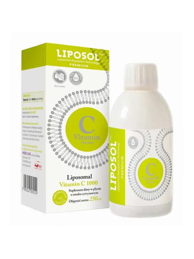 MEDICALINE LIPOSOL Lipozomálny vitamín C 1000 250ml Citrón