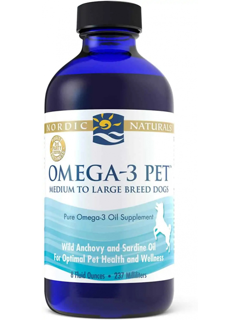 NORDIC NATURALS Omega-3 Pet (Doplnok pre psov a mačky) 237 ml