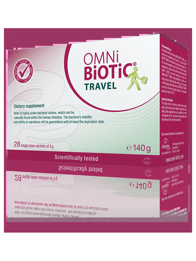 OMNi-BiOTiC Travel (Probiotikum počas cestovania) 28 vrecúšok