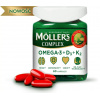 MOLLERS Complex (Omega-3, D3, K2) 60 kapsúl