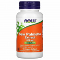 NOW FOODS Saw Palmetto Extrakt s tekvicovým olejom 90 vegetariánskych mäkkých kapsúl