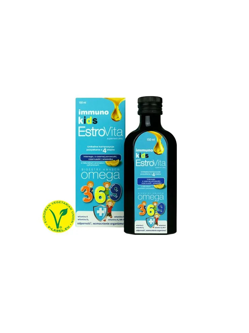 EstroVita Immuno Kids (Prirodzená imunita pre deti) 150ml Citrón