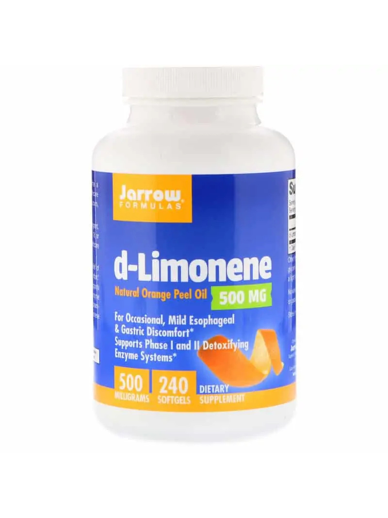 JARROW FORMULAS d-Limonene (žalúdočné problémy) 240 gélových kapsúl