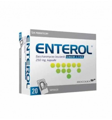 Enterol 250 mg (probiotikum proti hnačke) 20 kapsúl