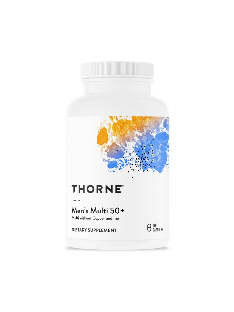 Thorne Research Men&#39;s Multi 50+ (Multivitamín pre mužov nad 50 rokov) 180 kapsúl