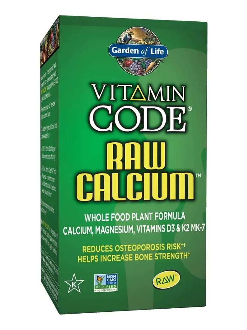 ZÁHRADA ŽIVOTA Vitamínový kód RAW Calcium 60 vegetariánskych kapsúl