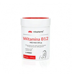 MITOPHARMA Vitamín B12 MSE MAX 500 mcg 30 kapsúl