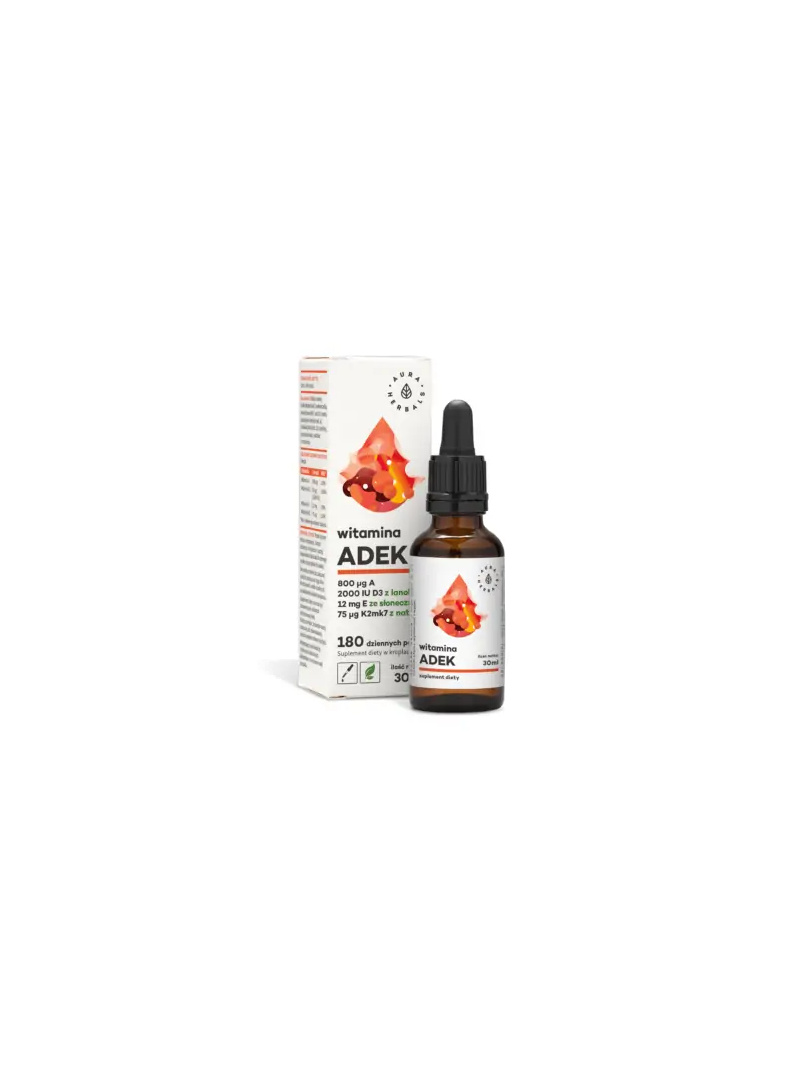 AURA HERBALS Vitamín ADEK (A + D3 + E + K2 MK7) 30ml