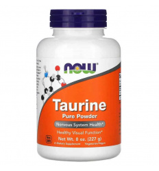 NOW FOODS Taurine Pure Powder (vizuálna funkcia) 227g