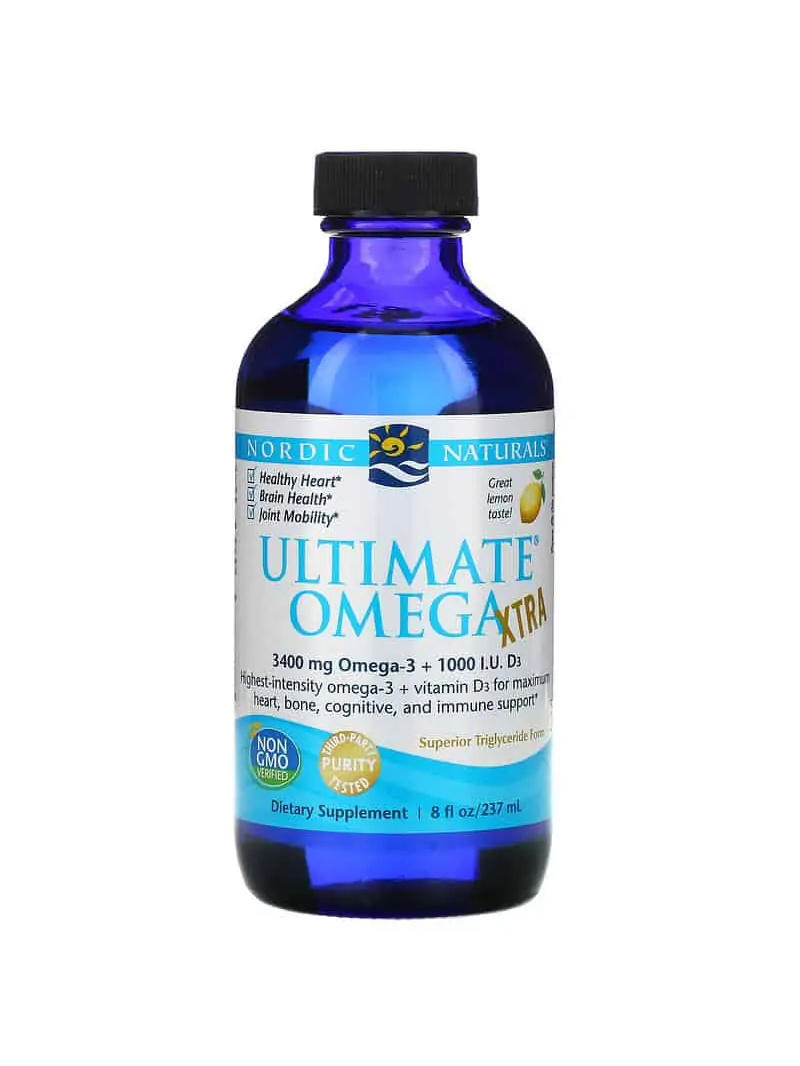 NORDIC NATURALS Ultimate Omega Xtra 3400mg 237ml Citrón