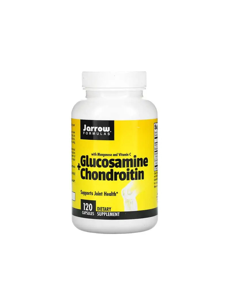 JARROW FORMULAS Glukozamín + chondroitín (glukozamín + chondroitín) 120 kapsúl