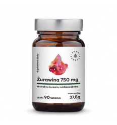 AURA HERBALS Brusnica 750mg (čistenie tela) 90 vegánskych tabliet