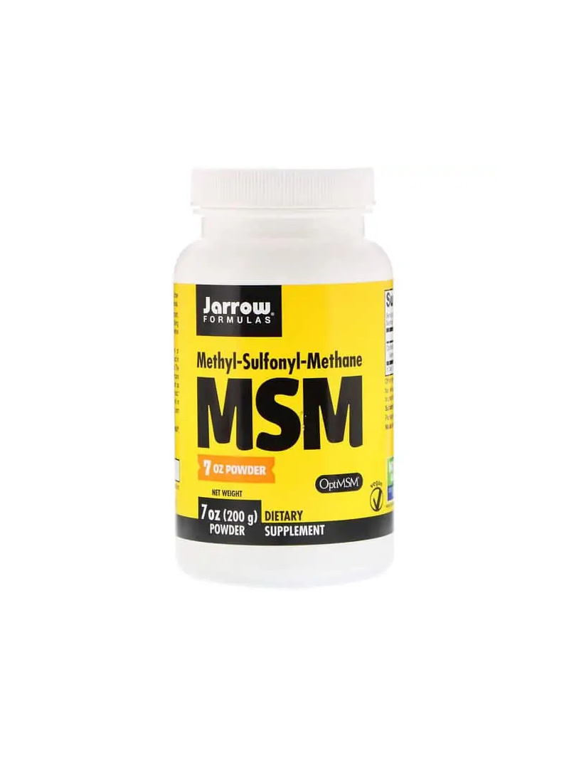 JARROW FORMULAS MSM 1000 mg (metylsulfonyl-metánová síra) 200 g