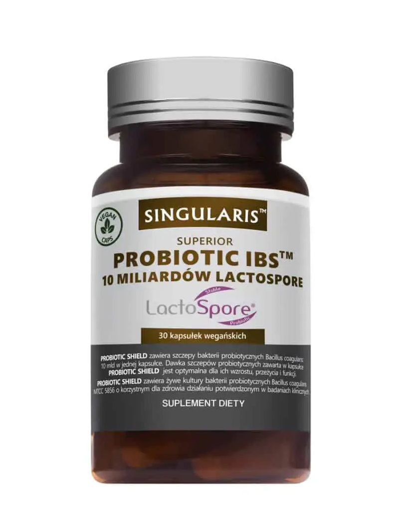 SINGULARIS Probiotické IBS™ 10Bld Lactospore Superior 30 Vegan Capsules