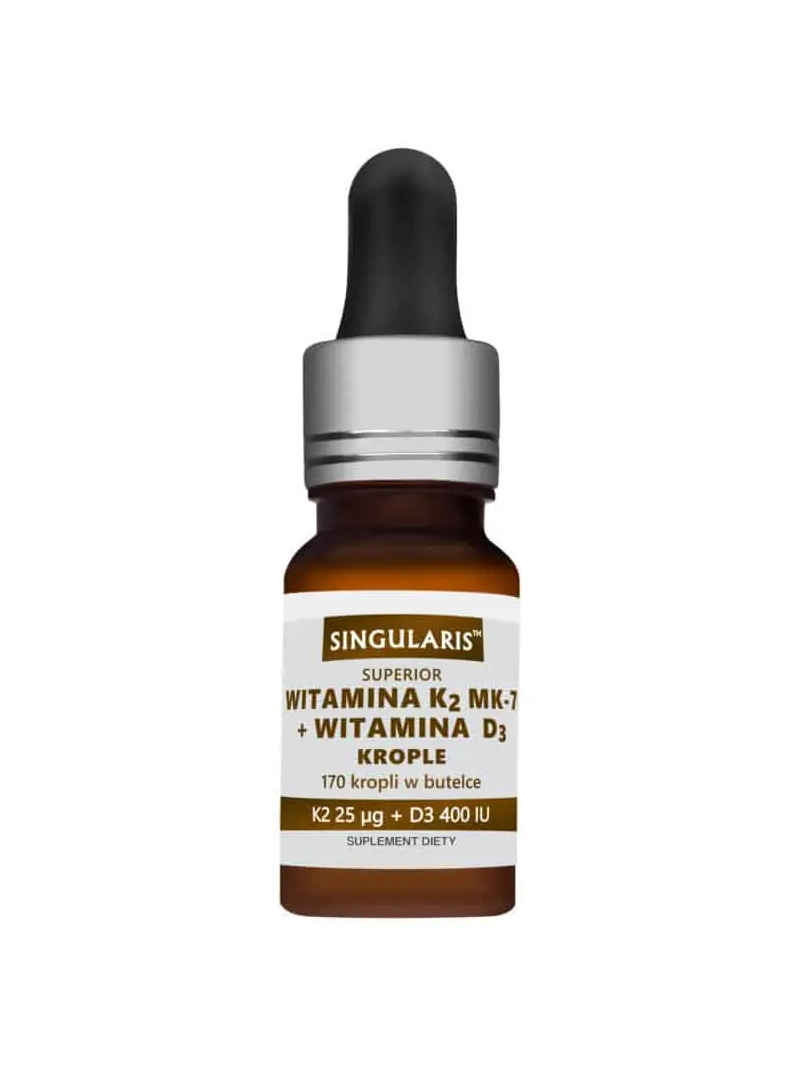 SINGULARIS Vitamín K2 Mk7 25 mcg + Vitamín D3 400 IU 10 ml