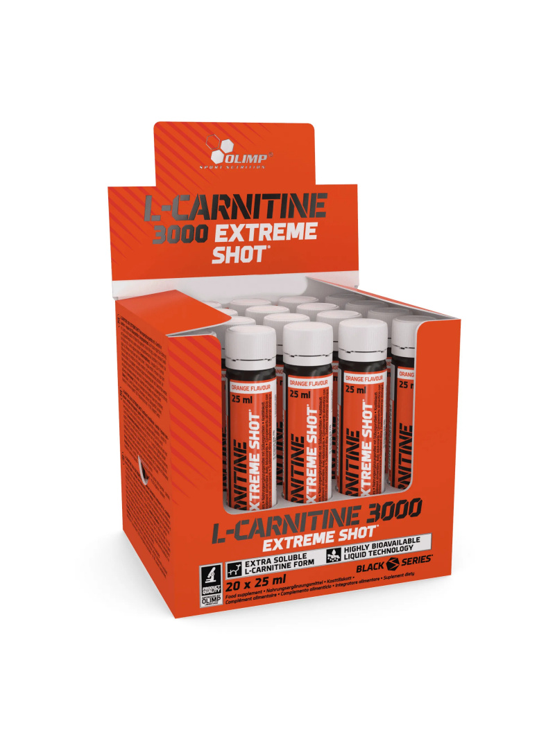 OLIMP L-Carnitine 3000 Extreme SHOT (L-Carnitine) 20x25ml pomaranč