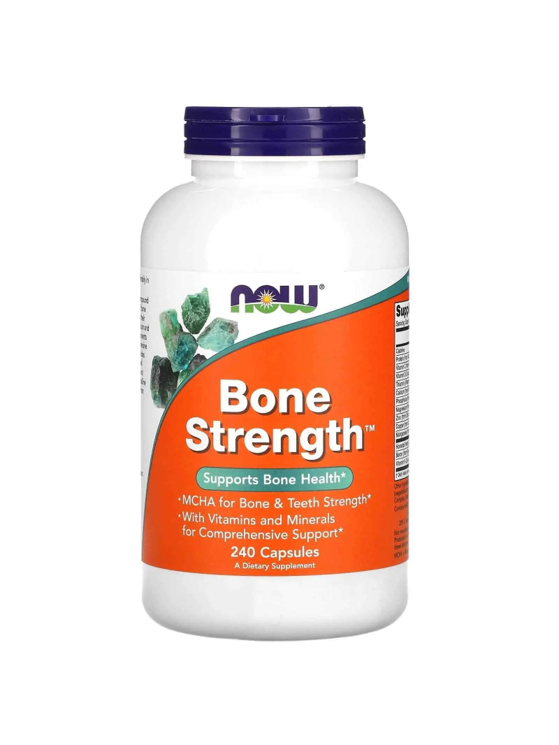 NOW FOODS Bone Strength™ (podpora zdravia kostí) 240 kapsúl