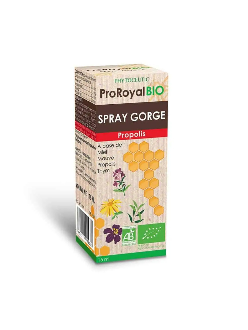 Pro Royal BIO Spray Gorge (sprej do krku s organickým propolisom) 15ml